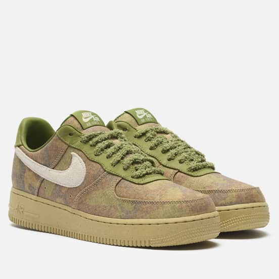 Кроссовки Nike Air Force 1 Low QS Asparagus/Aluminum/Phantom/Wheat Grass