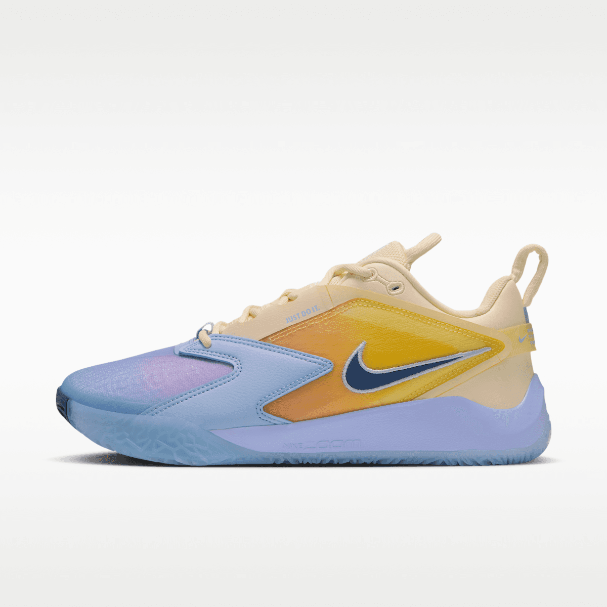 Nike ZOOM HYPERACE 3 SE Кроссовки волейбольные Голубой/Желтый — фото 1 из 8
