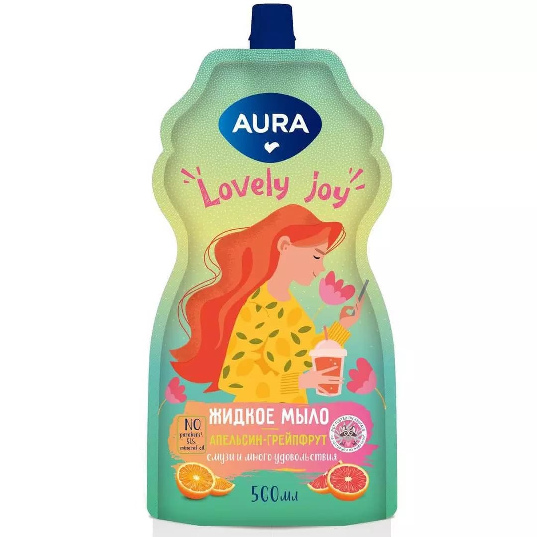Жидкое мыло "Апельсин и грейпфрут" Lovely Joy