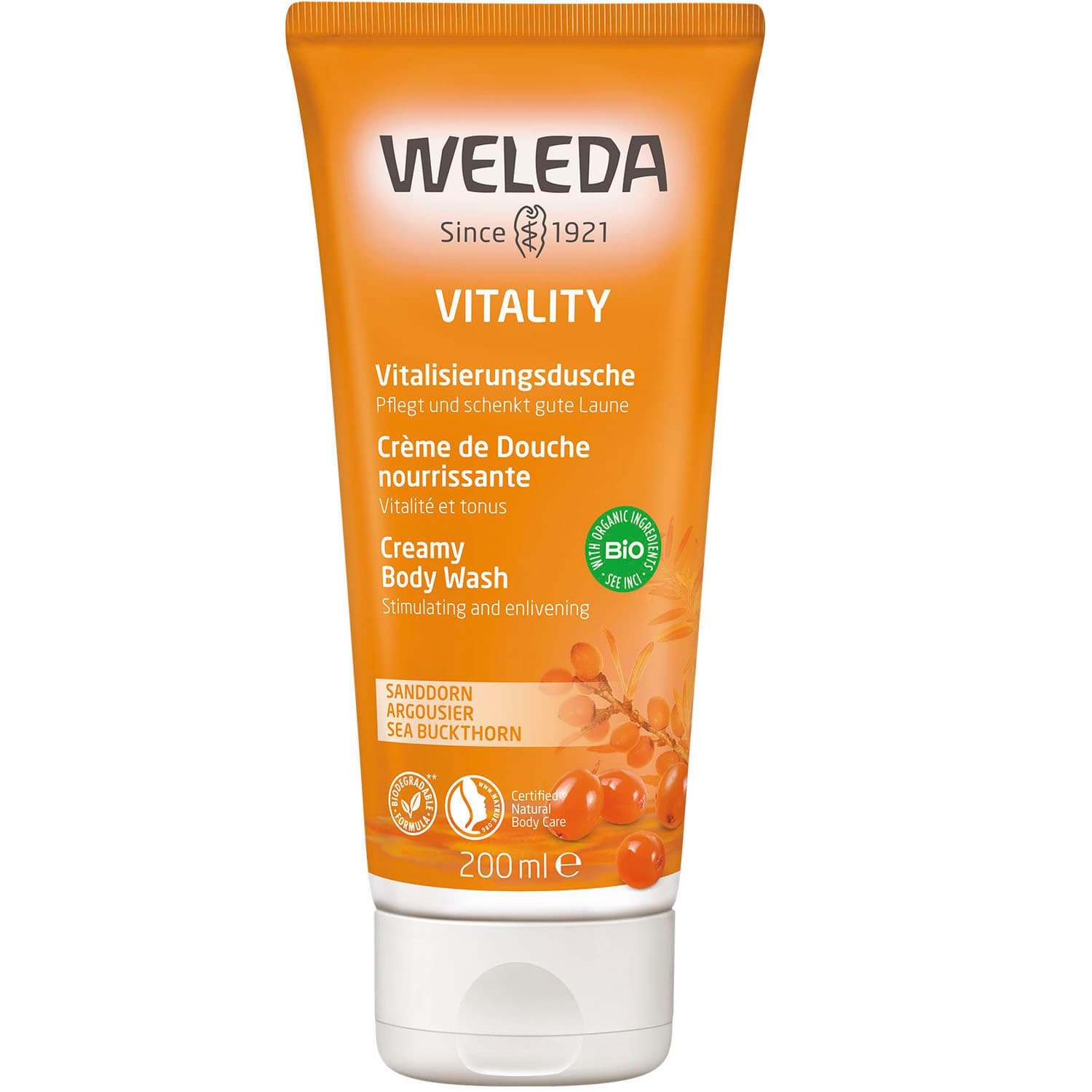 Weleda Облепиха гель для душа тонизирующий 1 шт