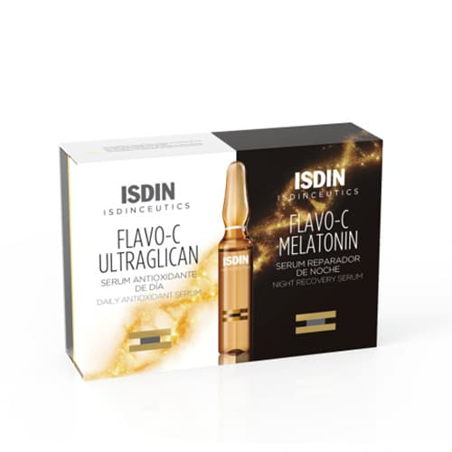 Isdin Isdinceutics - Набор, Сыворотка для лица дневная + Сыворотка для лица ночная, 20*