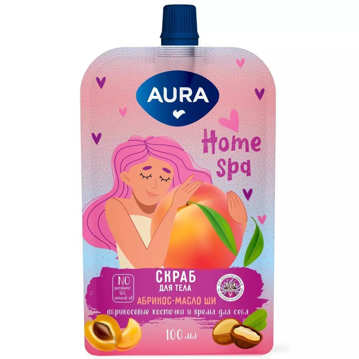 Скраб для тела "Абрикос и масло ши" Home Spq