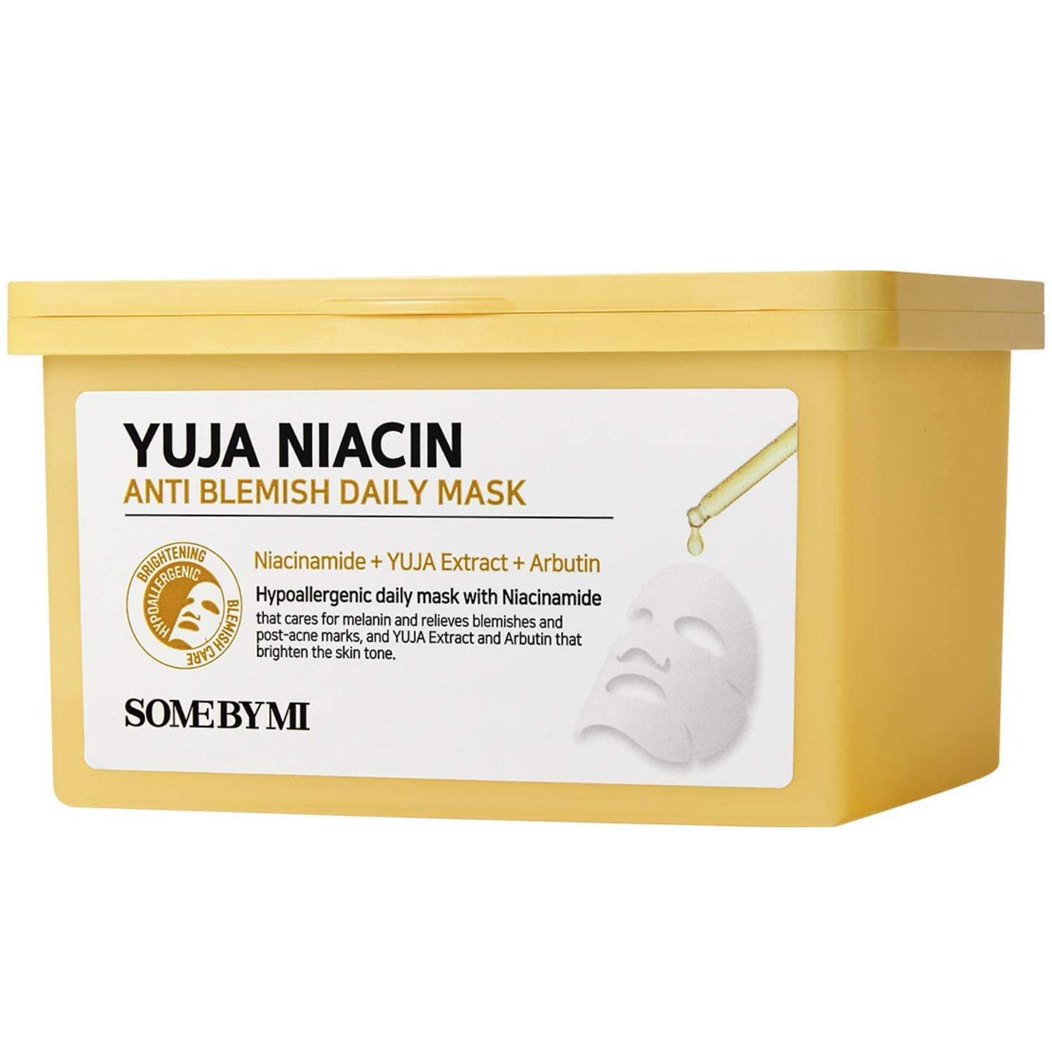 Осветляющая тканевая маска с экстрактом юдзу и ниацинамидом Anti-Blemish Daily Mask