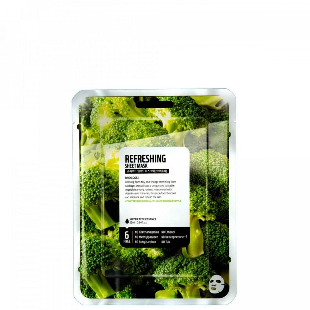 Тканевая маска "Брокколи - Свежесть" Facial Sheet Mask Broccoli Refreshing
