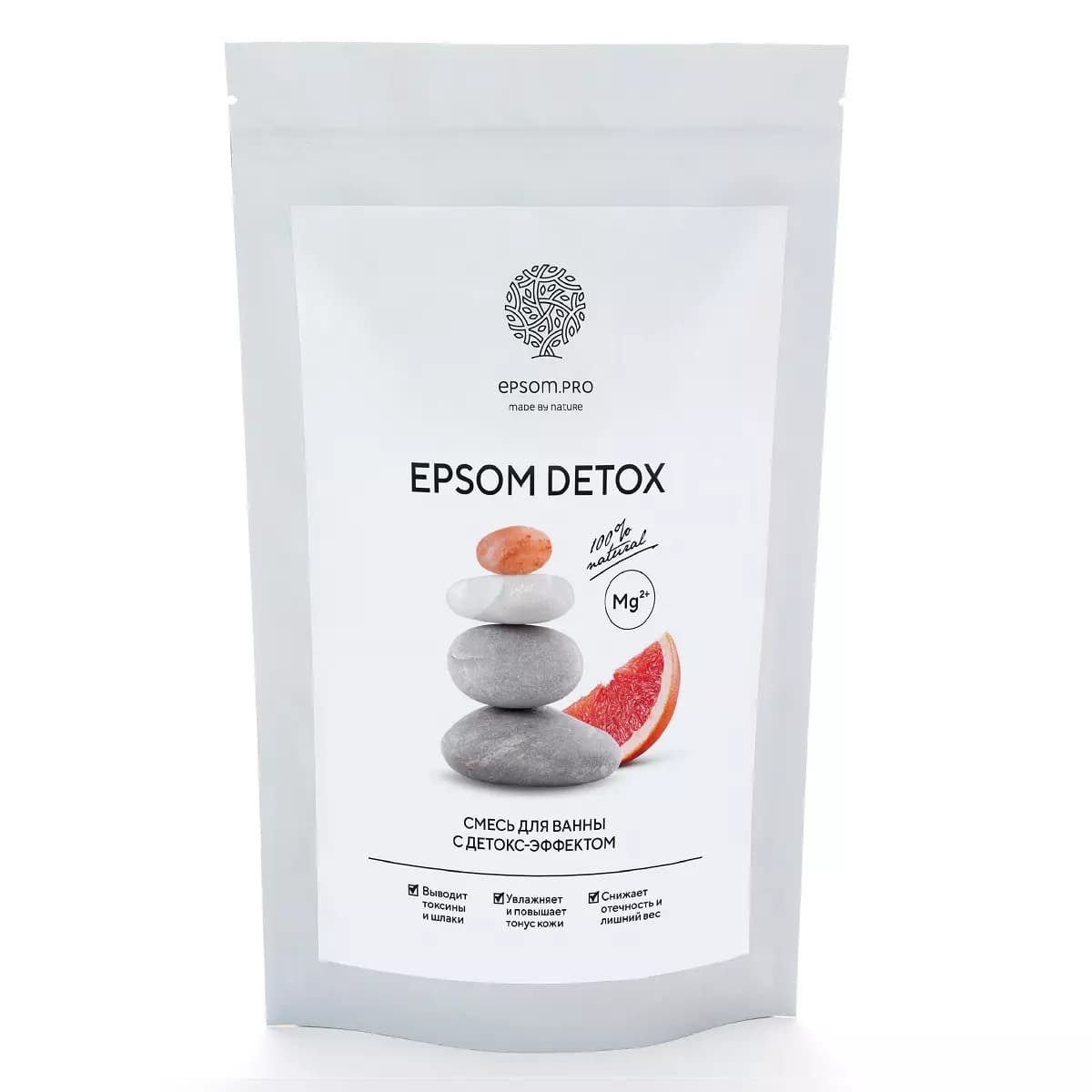 Смесь Epsom Detox с содой, солью и маслами для ванн, 1 кг