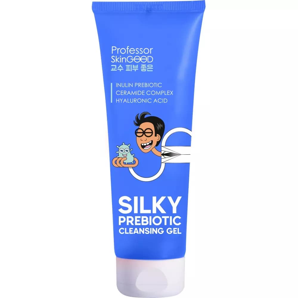 Увлажняющий гель с пребиотиками для умывания лица Silky Prebiotic Cleansing Gel 14+