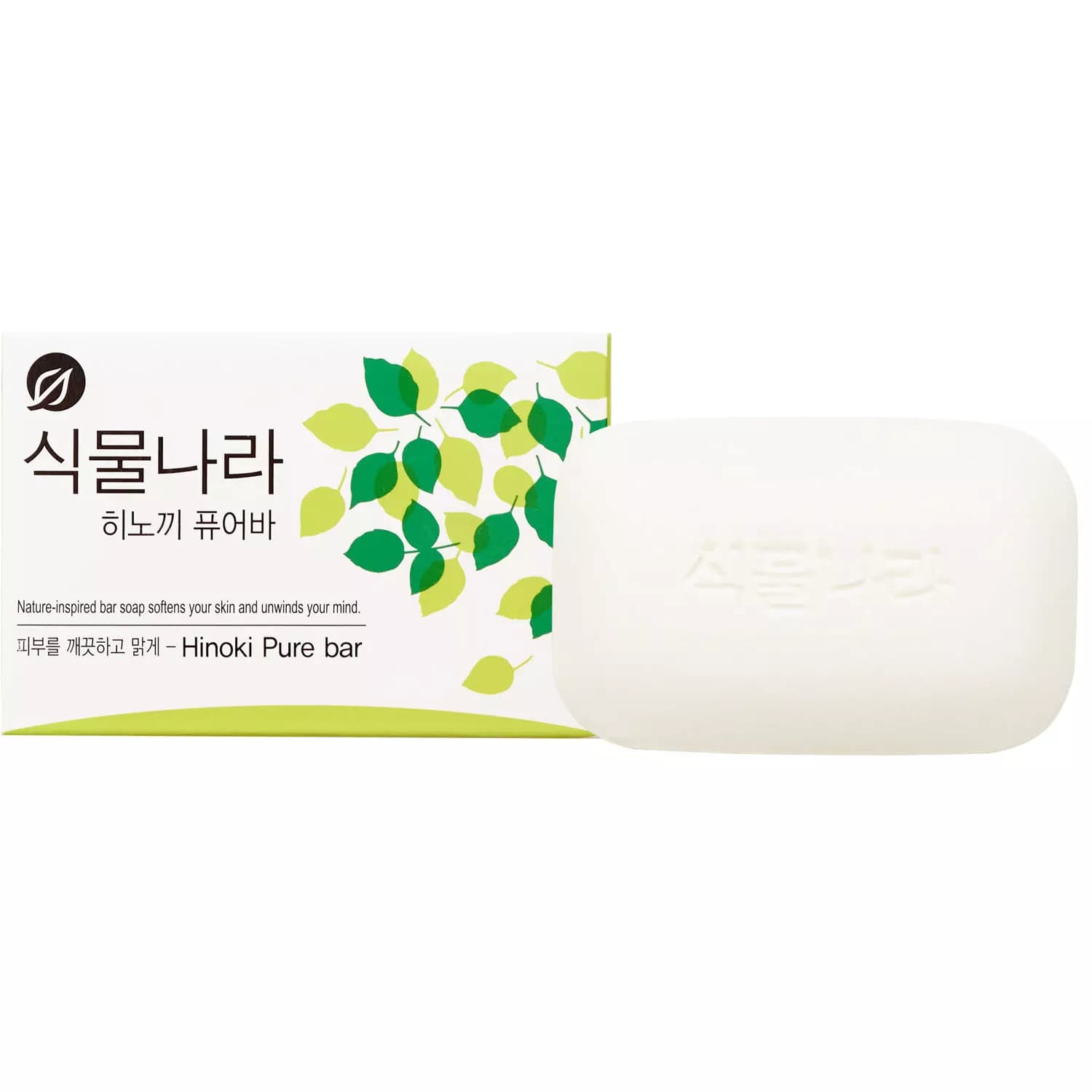 Туалетное мыло с экстрактом японского кипариса Botanic Nation Hinoki Pure Bar