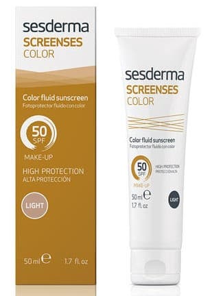 Солнцезащитное тональное средство Color Fluid Sunscreen SPF 50 Light светлый тон