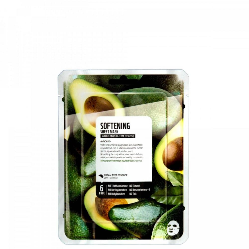 Тканевая маска "Авокадо - Смягчение" Facial Sheet Mask Avocado Softening