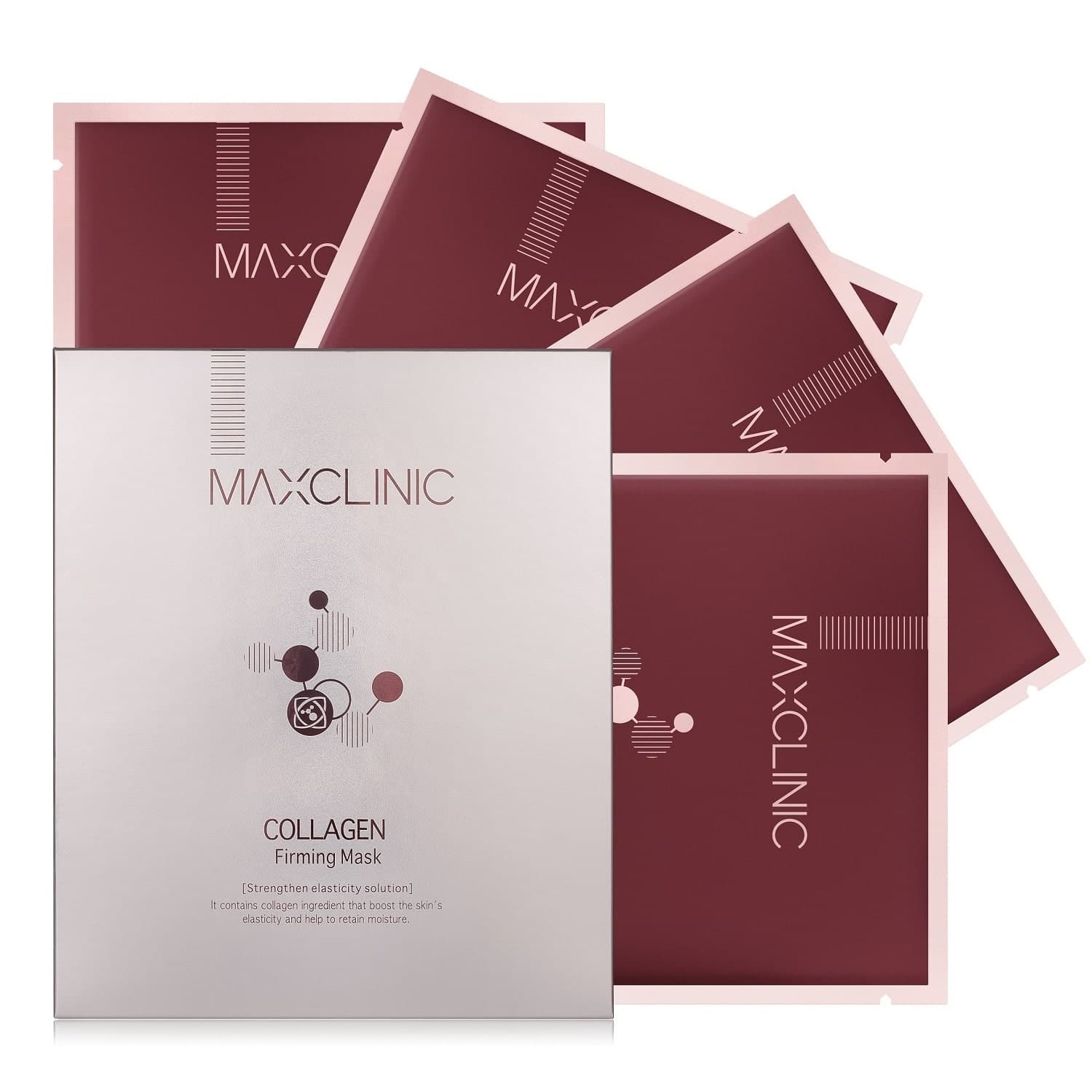 Укрепляющая маска с коллагеном для эластичности кожи лица Collagen Firming Mask, 4 х
