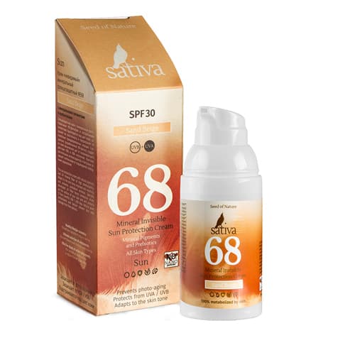 Крем солнцезащитный с тонирующим эффектом "№ 68 Sand Beige SPF 30