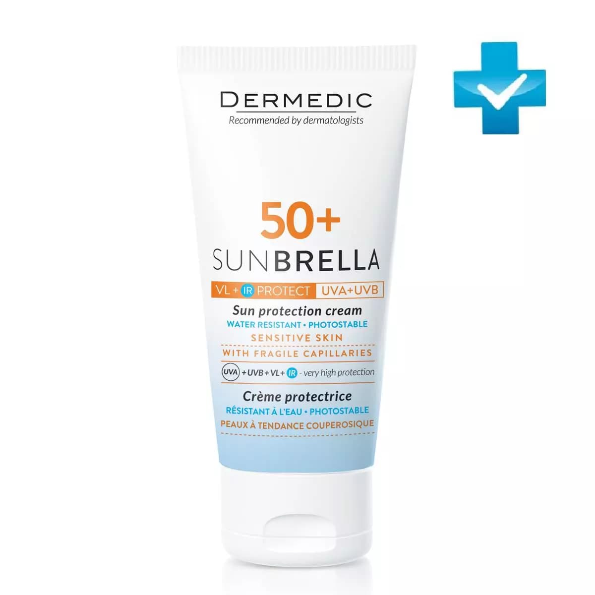 Солнцезащитный крем для чувствительной кожи SPF 50+ Sun Protection Cream Sensitive Skin