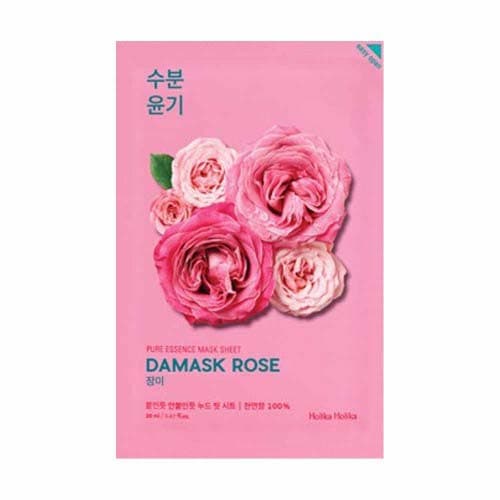 Holika Holika Pure Essence Mask Sheet Damask Rose - Маска тканевая увлажняющая дамасская роза