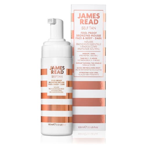 Бронзирующий мусс для новичков темный Fool Proof Bronzing Mousse Face & Body Dark