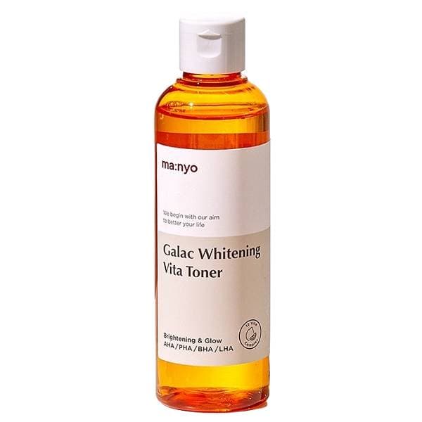 Мультивитаминный тонер с кислотами для тусклой кожи лица Galac Whitening Vita Toner