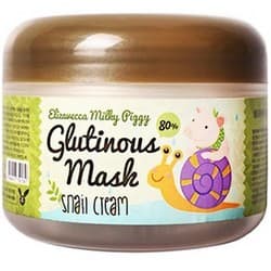 Elizavecca Milky Piggy Mask 80% Snail Cream - Крем-маска ночная с муцином улитки