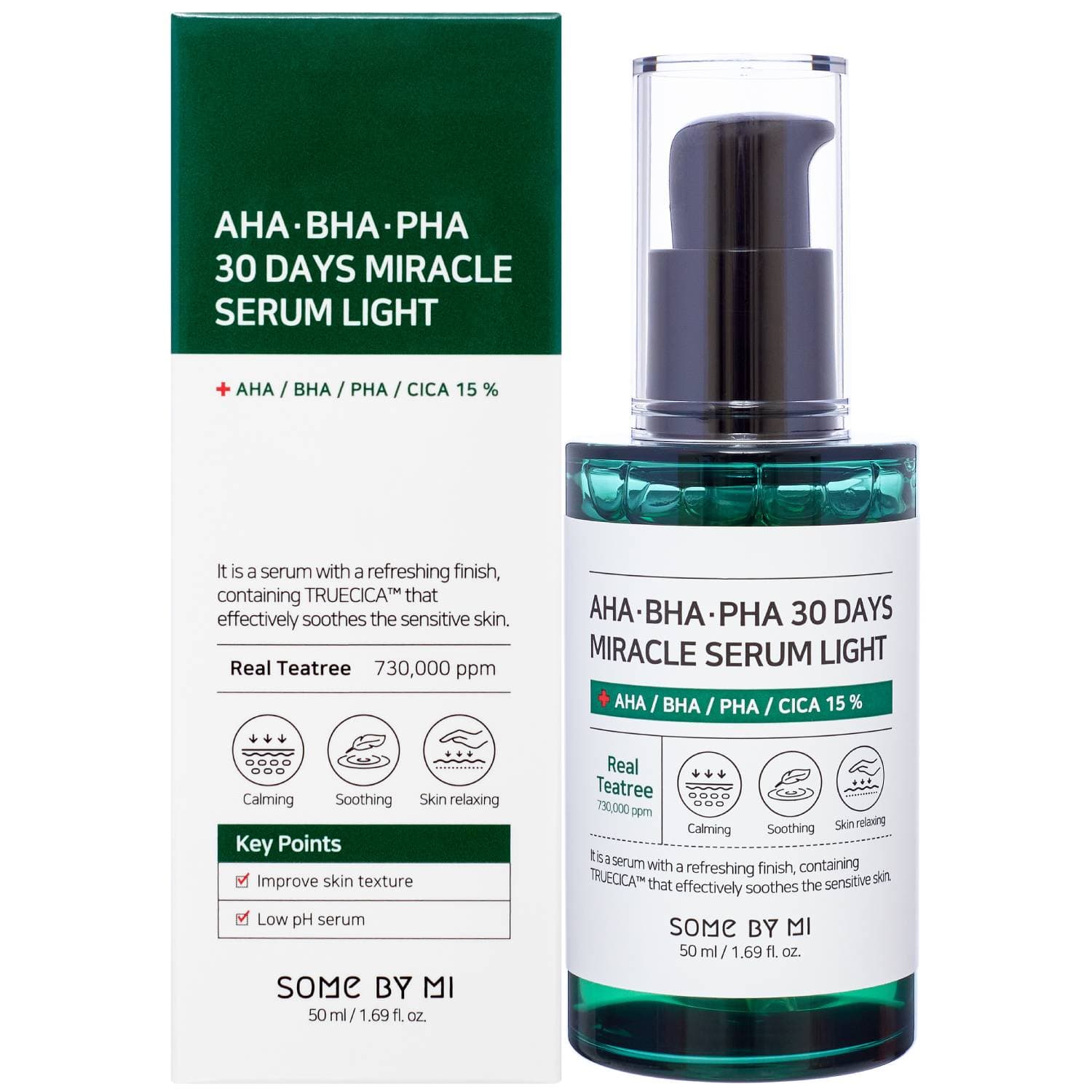 Лёгкая сыворотка с кислотами для лица Miracle Serum Light