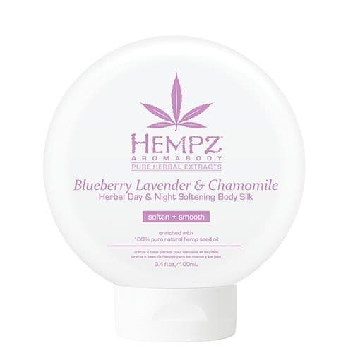 Шелк для лица и тела смягчающий "Лаванда, Ромашка и Дикие Ягоды" Blueberry Lavender & Chamomile Herbal Day & Night Softening Body Silk