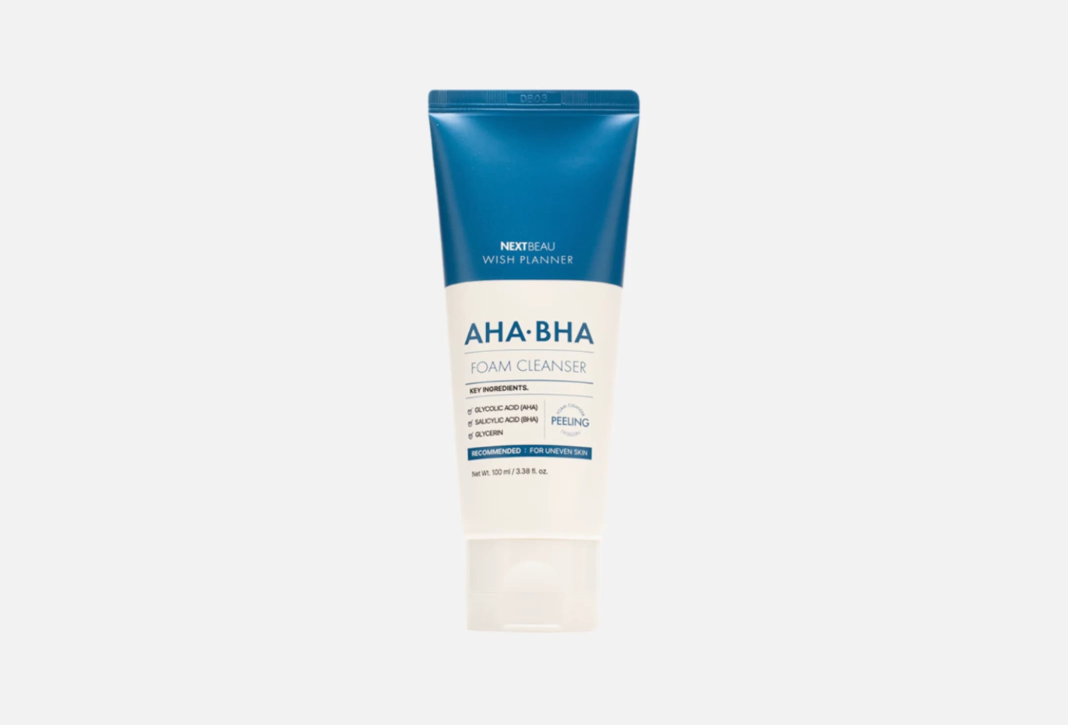 Wish Planner AHA/BHA Foam Cleanser