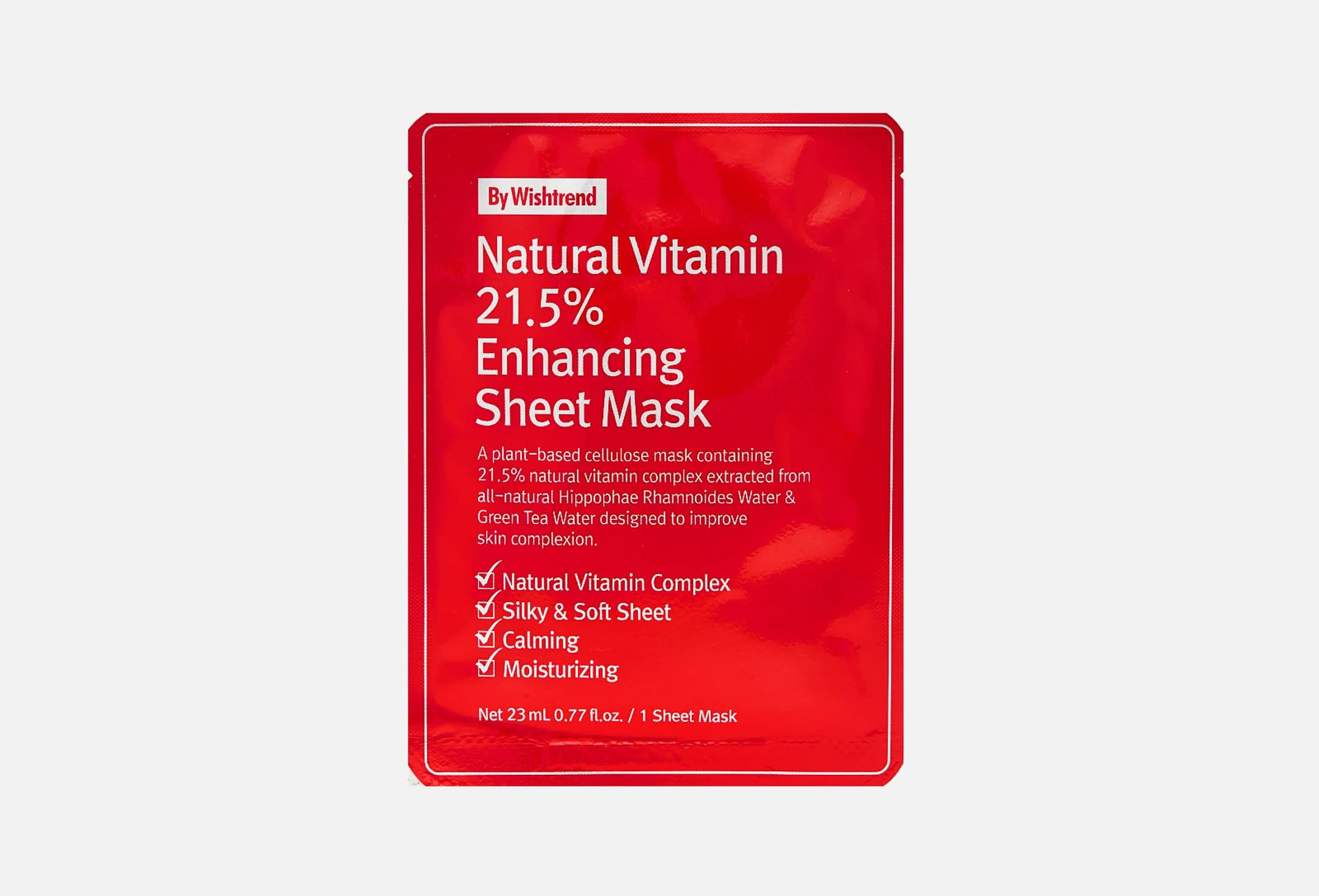 Natural Vitamin 21.5% Enhancing Sheet Mask
