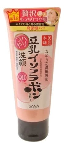 SANA Пенка для умывания и снятия макияжа с коэнзимом Q10 Soy Milk Moisture Cleansing Wash