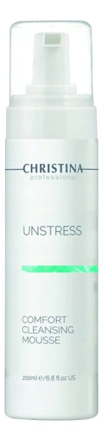 CHRISTINA Очищаюший мусс-комфорт для лица Unstress Comfort Cleansing Mousse