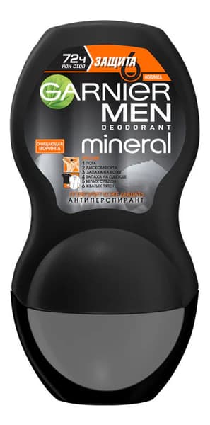 GARNIER Дезодорант-ролик Защита 6 Men Mineral