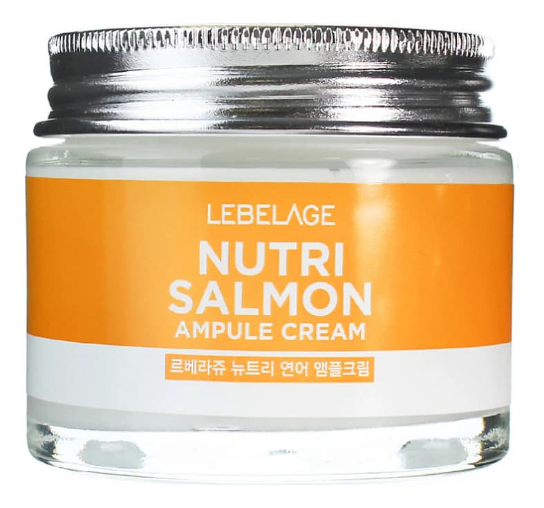 Lebelage Ампульный крем для лица с маслом лосося Nutri Salmon Ampule Cream