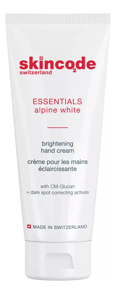 Skincode Осветляющий крем для рук Essentials Alpine White Brightening Hand Cream