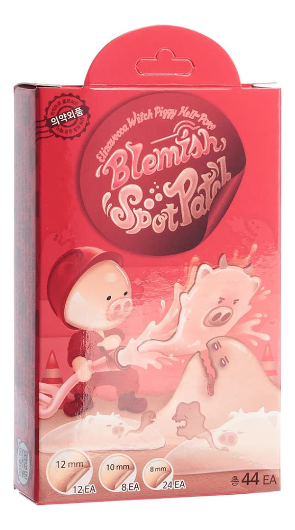 Elizavecca Точечные патчи от акне Witch Piggy Hell-Pore Blemish Spot Patch