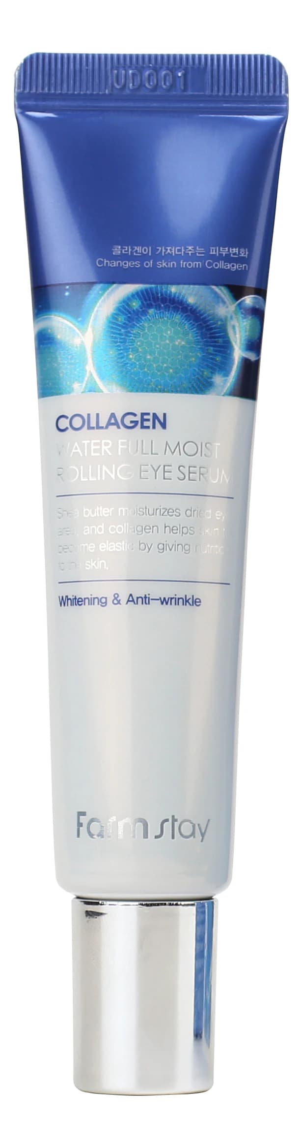 Farm Stay Лифтинг-сыворотка для кожи вокруг глаз с коллагеном Collagen Water Full Moist Rolling Eye Serum