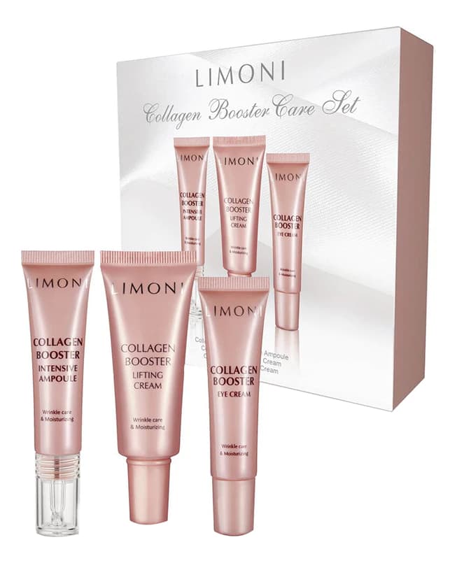 Limoni Набор для лица Collagen Booster Care (лифтинг-крем + крем 15мл + сыворотка 15мл