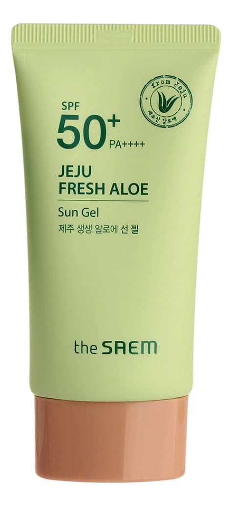 The Saem Солнцезащитный гель с экстрактом алоэ вера Jeju Fresh Aloe Sun Gel SPF50+ PA++++