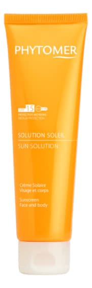 PHYTOMER Солнцезащитный крем для лица и тела Solution Soleil Creme Solaire Visage Et Corps SPF15