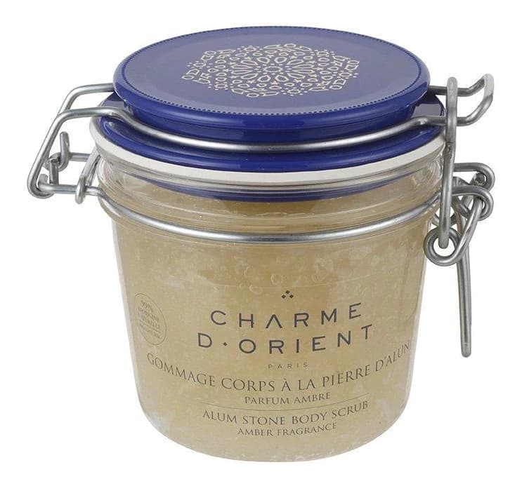 Charme D'Orient Гоммаж квасцовый для тела с ароматом зеленого чая Gommage Corps A La Pierre D’Alun Parfum The Vert