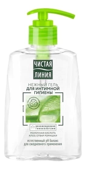 Чистая линия Нежный гель для интимной гигиены
