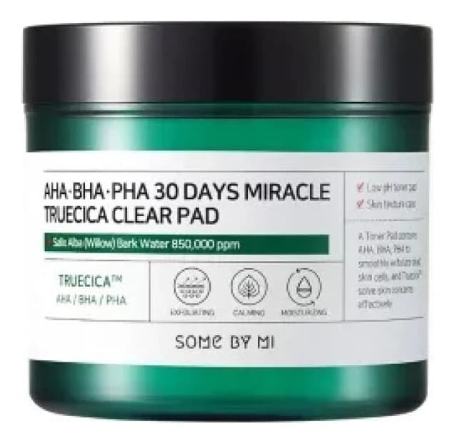 Some By Mi Очищающие пэды для лица AHA-BHA-PHA 30 Days Miracle Truecica Clear Pad