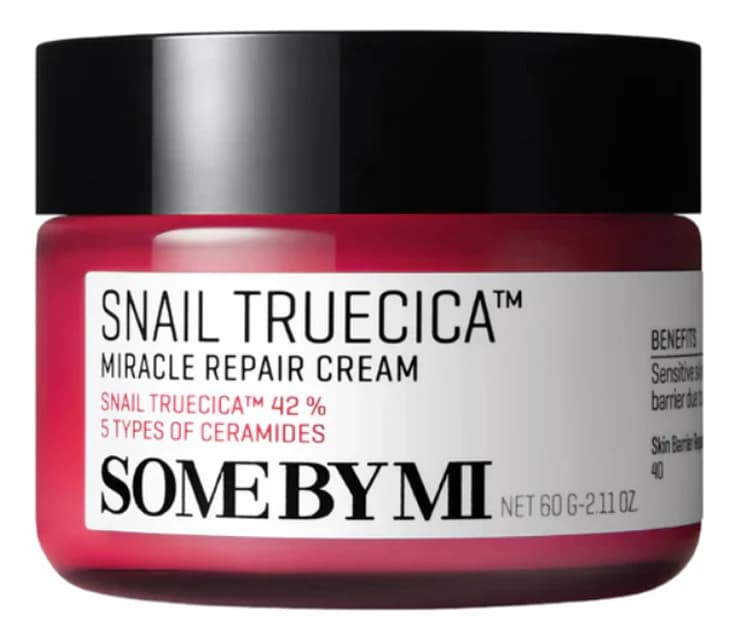 Some By Mi Восстанавливающий крем для лица с муцином улитки Snail Truecica Miracle Repair Cream