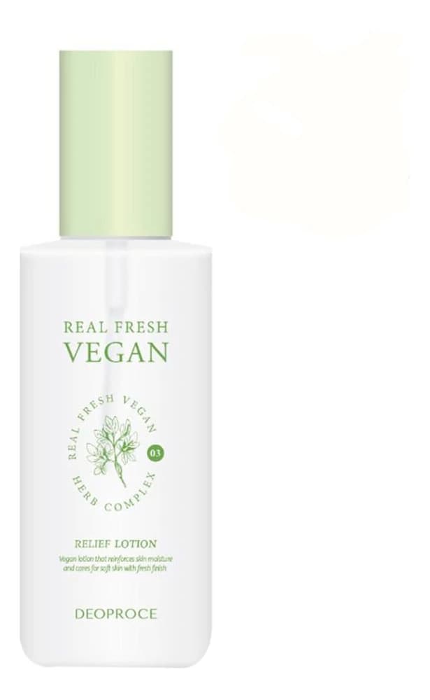 Deoproce Успокаивающий тонер для лица Real Fresh Vegan Calming Toner