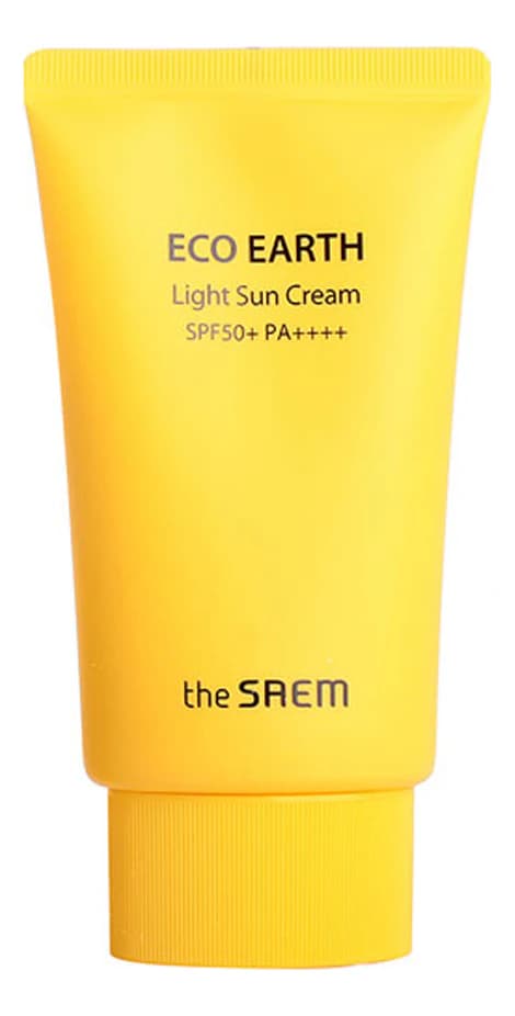 The Saem Легкий солнцезащитный крем на основе фитокомплекса Eco Earth Light Sun Cream SPF50+ PA++++