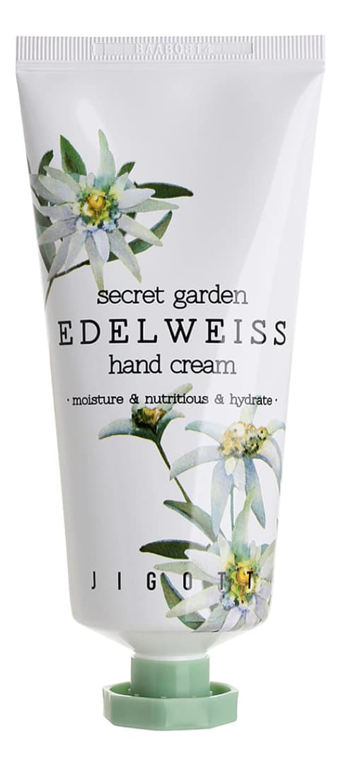 Jigott Крем для рук с экстрактом эдельвейса Secret Garden Edelweiss Hand Cream