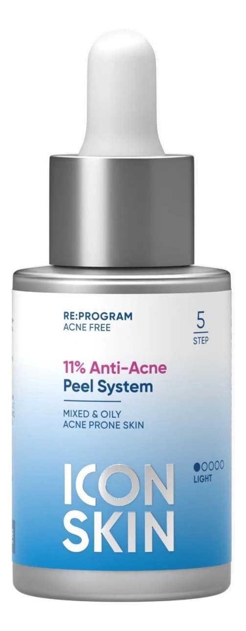 ICON SKIN Пилинг для лица с комплексом кислот 11% Re:Program Anti-Acne