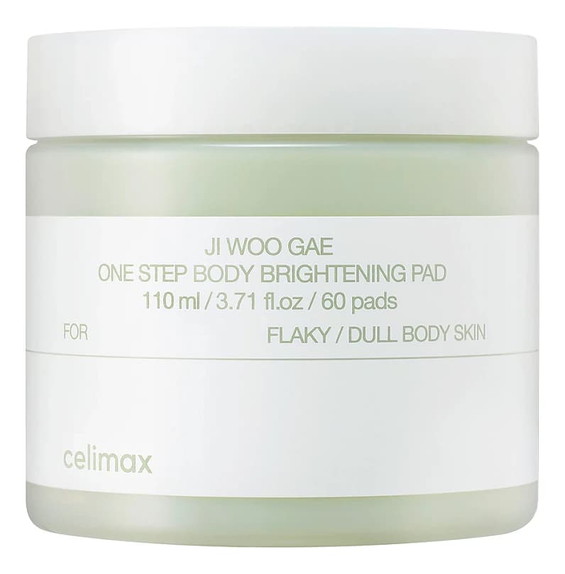 Celimax Пэды-тонер для тела выравнивающие тон кожи Ji Woo Gae One Step Body Brightening Pad
