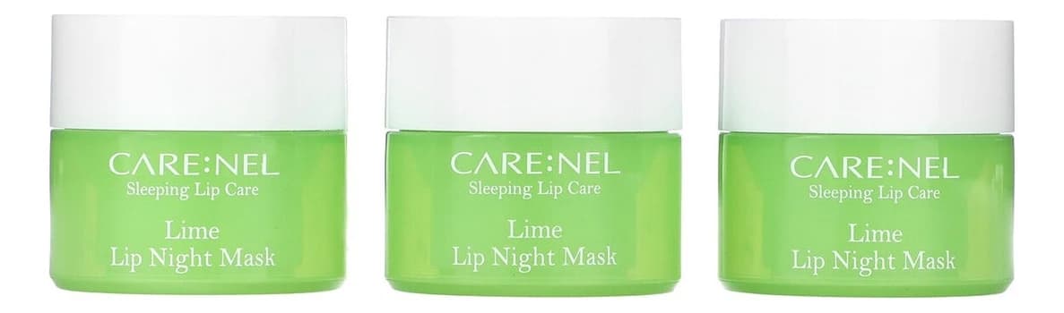 CARE:NEL Ночная маска для губ с ароматом лайма Lime Lip Night Mask