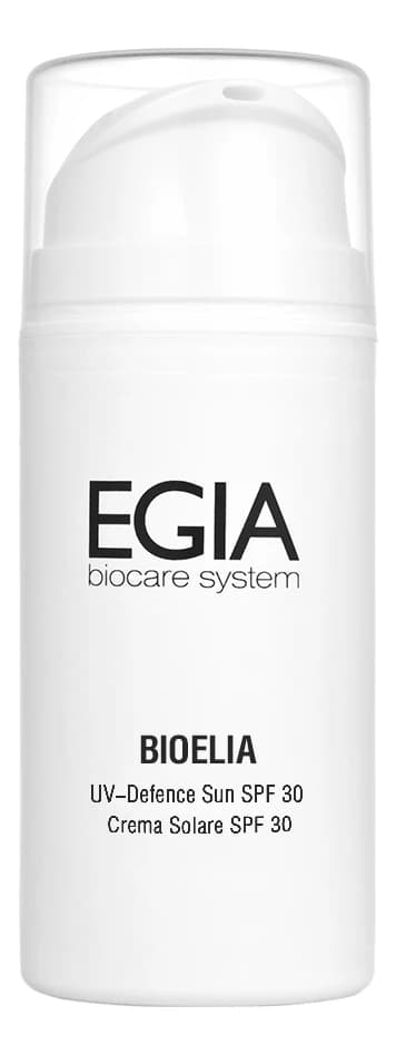 EGIA Солнцезащитный крем для лица увлажняющий Bioelia UV-Defence Sun SPF30