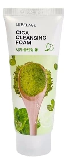 Lebelage Пенка для лица с экстрактом центеллы азиатской Cica Cleansing Foam