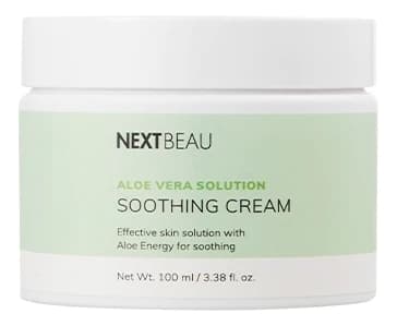 Nextbeau Смягчающий крем для лица с экстрактом алоэ вера Aloe Vera Solution Soothing Cream