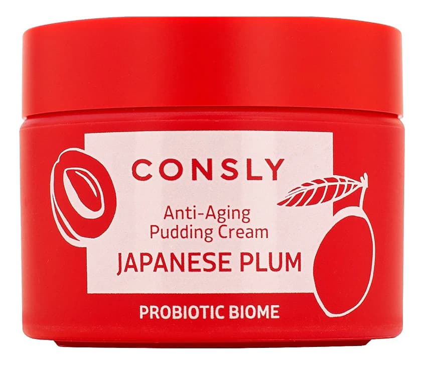 Consly Омолаживающий крем с экстрактом японской сливы Probiotic Biome Anti-Aging Japanese Plum Pudding Cream