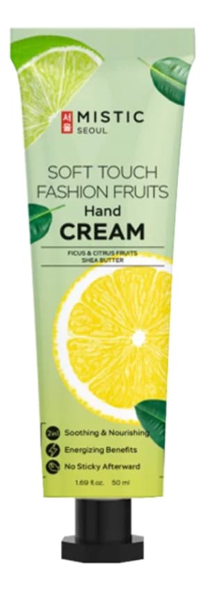 MISTIC Питательный крем для рук с экстрактами фруктов Soft Touch Fashion Fruits Hand