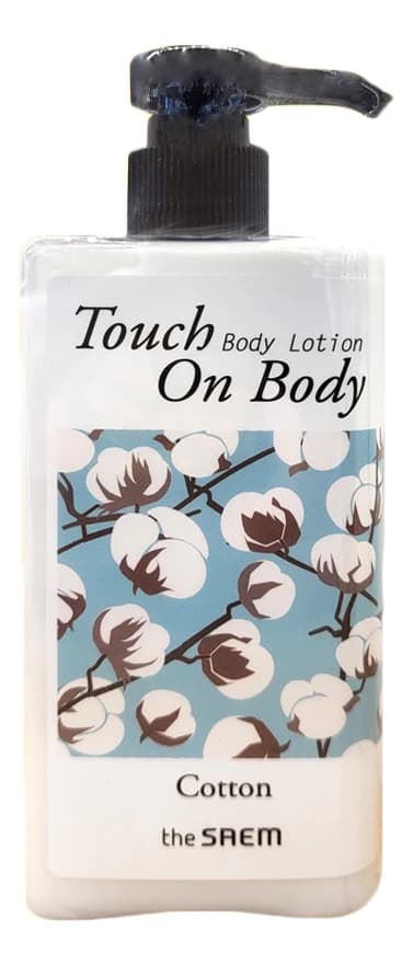 The Saem Лосьон для тела с экстрактом хлопка Touch On Body Cotton Body Lotion